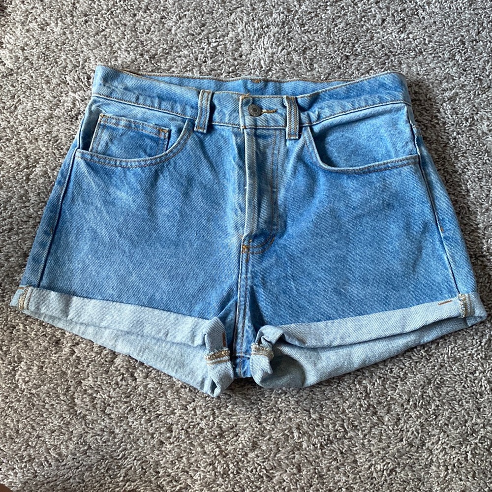 Brandy Melville John Galt High-Waisted Mom Shorts